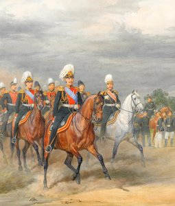 Officieren Van Het Cavalerie Bereden Regiment