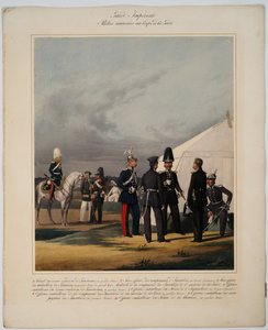 Pioniers, invaliden en gendarmes van het Keizerlijke Garde Korps, 1867