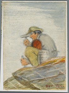 Steenwerker, 1864 door Karl L.H. Mueller