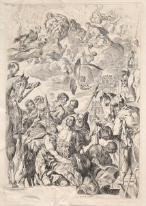 Sint Joris Bereidt Zich Voor op Zijn Martelaarschap door Karl Ludwig Bernhard Buchhorn