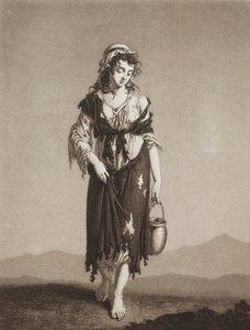 De jonge bedelaars, ca. 1800 door Karl Ludwig Bernhard Buchhorn