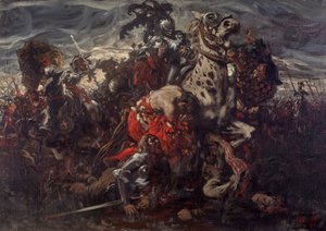 De slag bij Pavia door Karl Ludwig Hassmann