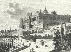 Koninklijk Paleis, Madrid, Spanje door Karl Muller