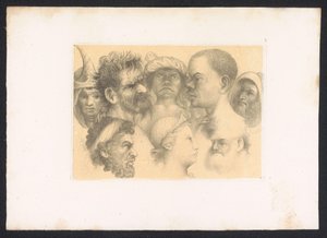 Acht figuren door Karl Palzow