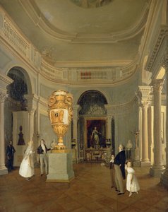 De Ovale Zaal van de Oude Hermitage, Sint-Petersburg