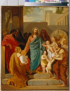 Christus zegent de kinderen