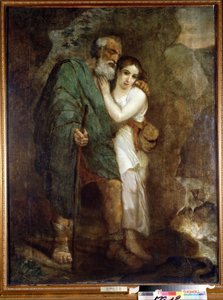 Oedipus en Antigone door Karl Pavlovich Bryullov
