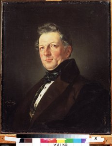 Portret van de architect Andrei M. Bolotov door Karl Pavlovich Bryullov