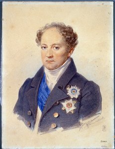 Portret van prins Alexander Nikolaevich Golitsyn