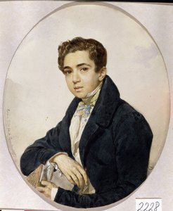 Portret van prins Grigory Grigorievich Gagarin door Karl Pavlovich Bryullov