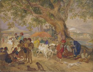 Zoetwaterbronnen nabij Constantinopel, 1849