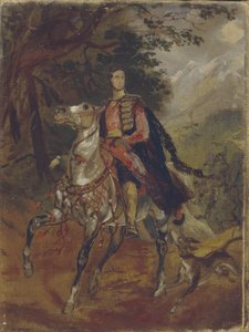 Portret van Graaf Anatole Nikolaievich Demidov, 1e Prins van San Donato 1812-1870, c. 1831 door Karl Pavlovich Bryullov