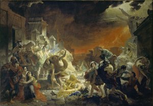 De Laatste Dag van Pompeii, 1833 door Karl Pavlovich Bryullov