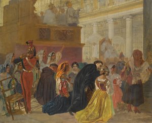De terugkeer van paus Pius IX naar Rome, 1849