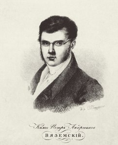 Portret van de Dichter Prins Pyotr A. Vyazemsky