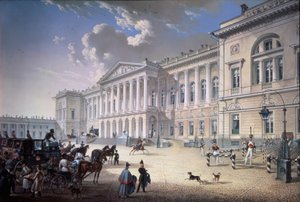 Het Oude Michael Paleis in Sint-Petersburg, 1832 door Karl Petrovich Beggrov