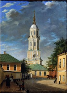 Krivokolenny pereulok in Moskou, 1843