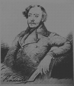 Nikolay Platonovich Ogarev, 1813-1877, ca. 1840