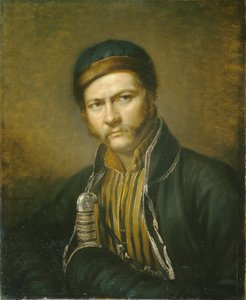 Portret van de schilder Alexander Orlowski 1777-1832, 1815