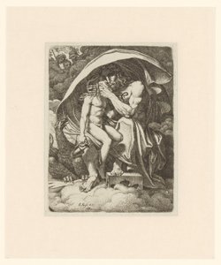 Jupiter en Ganymedes door Karl Russ