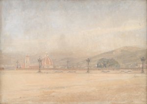 Piazzale Michelangelo bij Florence door Karl Schou