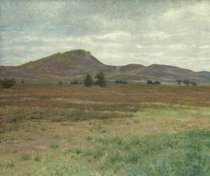 Landschap bij Harburg door Karl Wilhelm Arthur Illies