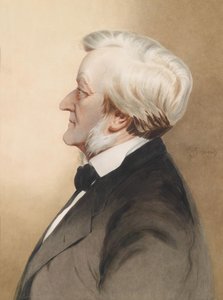 Portret van de Duitse componist Richard Wagner