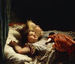 Zoete sluimer door Karl Wilhelm Friedrich Bauerle