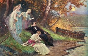 Schumann en Zijn Muzen door Karl or Carl the Younger Schweninger