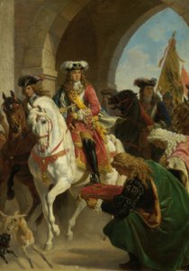 Intocht van Karel III in Madrid 1710 door Karl von Blaas