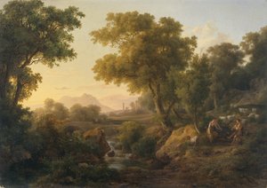 Italiaans klassiek landschap
