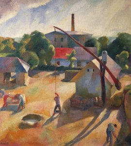 Een Boeren Dorp door Karoly Patko