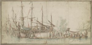 Scheepsreparatie door Kasper van Eyck
