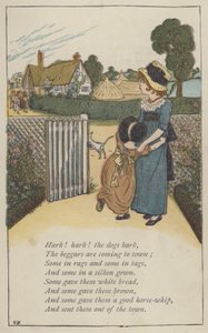 Hoor! hoor! de honden blaffen door Kate (after) Greenaway