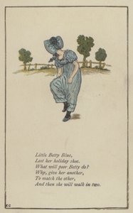 Kleine Betty Blue door Kate (after) Greenaway