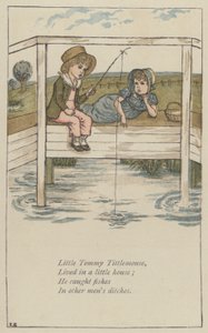 Kleine Tommy Tittlemouse door Kate (after) Greenaway