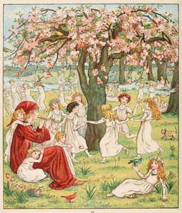 Hoe hun Kinderen werden Weggevoerd, uit De Rattenvanger van Hamelen, uitgegeven 1888