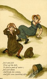 Jack en Jill geïllustreerd door Kate Greenaway