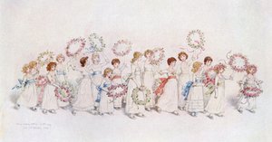 Veel gelukkige terugkeer van de dag door Kate Greenaway