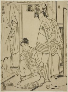 De tiende akte: Het Amakawaya Huis uit het toneelstuk Chushingura (Treausry of the Forty-seven Loyal Retainers)