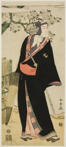 Acteur Ichikawa Komazô II als Sukeroku door Katsukawa Shun