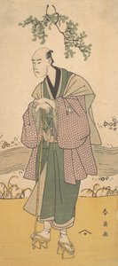 De Derde Bando Hikosaburo als een Man die aan de Oever van een Rivier Staat, ca. 1793