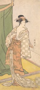 Segawa Kikunojo III, ca. 1785 door Katsukawa Shunjo