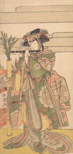 De Derde Segawa Kikunojo als een Vrouw, ca. 1780 door Katsukawa Shunjo