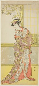 Acteur Sanogawa Ichimatsu III Mogelijk als Masago Gozen in "A Courtesan