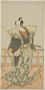 De acteur Ichikawa Danjuro V in een onbekende rol door Katsukawa Shunkо̄