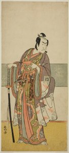 De acteur Ichikawa Monnosuke II in een onbekende rol door Katsukawa Shunkо̄