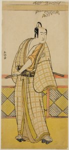 De acteur Sawamura Sojuro III in een onbekende rol door Katsukawa Shunkо̄