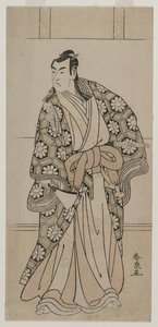Ichikawa Monnosuke II als een heer door Katsukawa Shunkō II