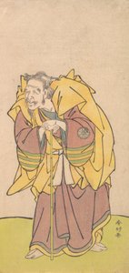 Nakamura Tomijuro als een Oude Man met een Dunne Baard, ca. 1780